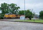 A norhbound manifest approaches the AOK diamond